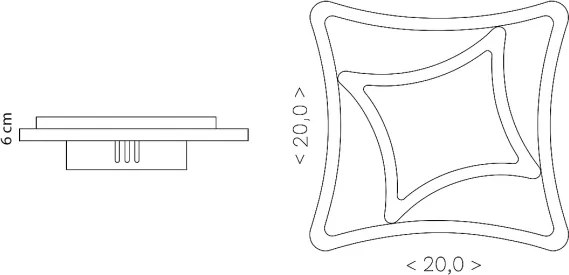 Brilagi - LED mennyezeti lámpa MODERN MINI LED/24W/230V 3000/4000/6000K