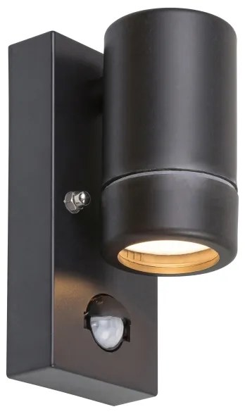 Rabalux 8834 - Kültéri fali lámpa érzékelős MEDINA 1xGU10/10W/230V IP44