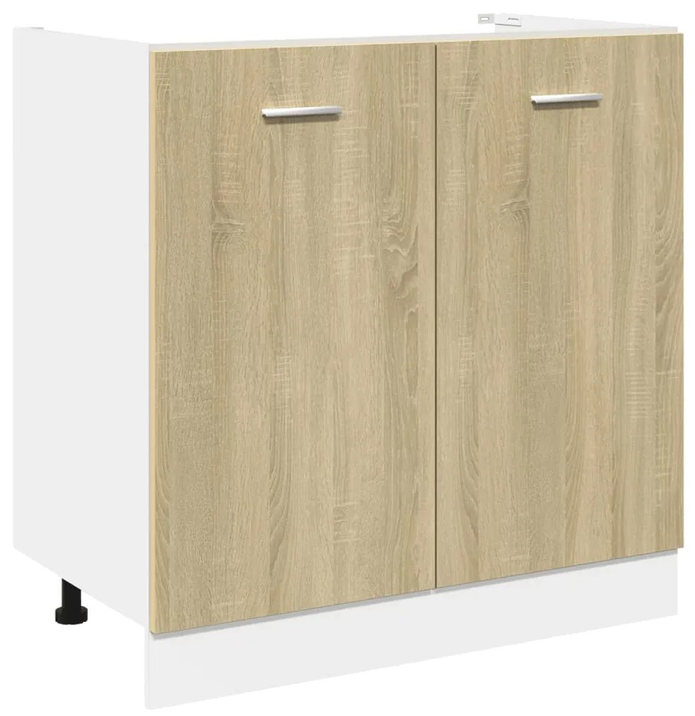 “Lyon” 7 részes sonoma tölgy színű konyhaszekrény garnitúra