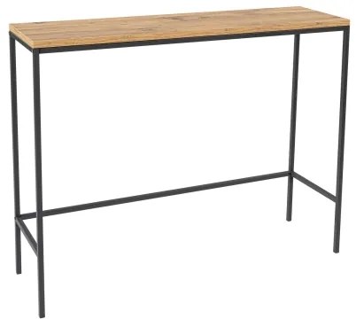 Konzolos asztal CANVAS 80x100 cm fenyő atlantic/fekete