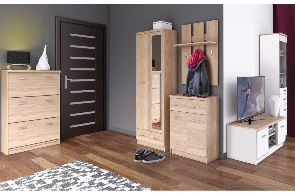 Cipőtároló (cipősszekrény)  Topta Typ 24 3K (szonoma tölgy). 1075488