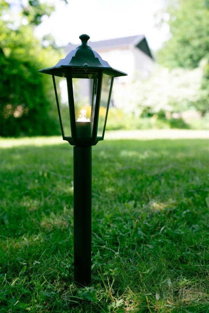 MARKSLÖJD 108643 Klasszikus Kültéri Állólámpa Fekete, Átlátszó LED IP44