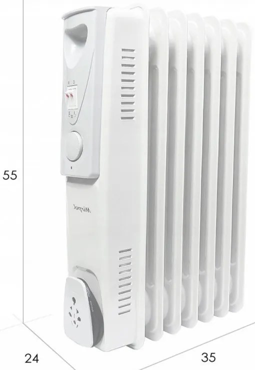 HH-1001 7 tagos olajradiátor 600W/900W/1500W