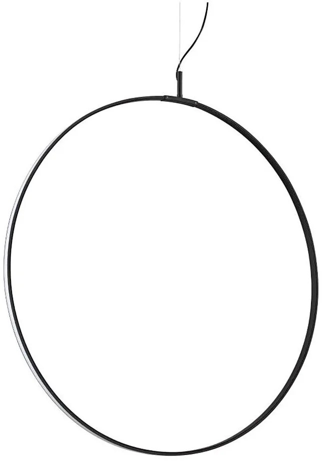 Ideal Lux - LED Csillár zsinóron CIRCUS LED/36W/230V átm. 74,5 cm CRI 90 fekete