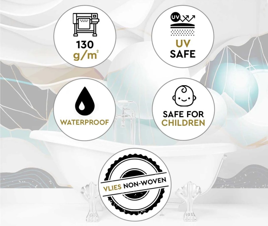 Gario Fotótapéta Absztrakció gömbökkel Anyag: Vlies, Méret: 450 x 315 cm