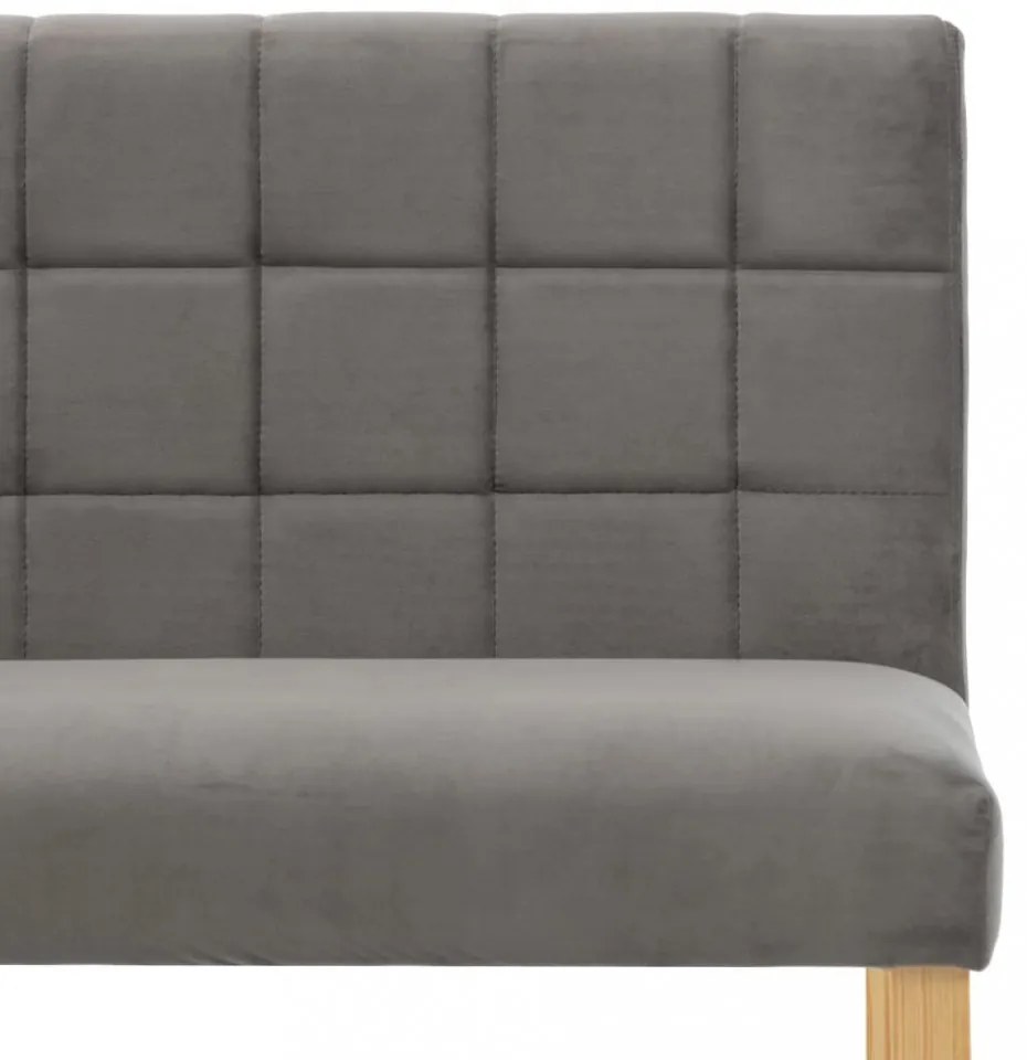 szürke bársony pad 140 cm