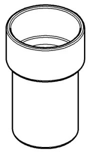 GROHE 40254000 - ALLURE szatén üvegpohár