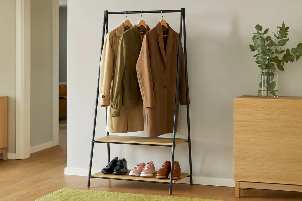 Álló fogas 2 polccal 80 x 40 x 160 cm