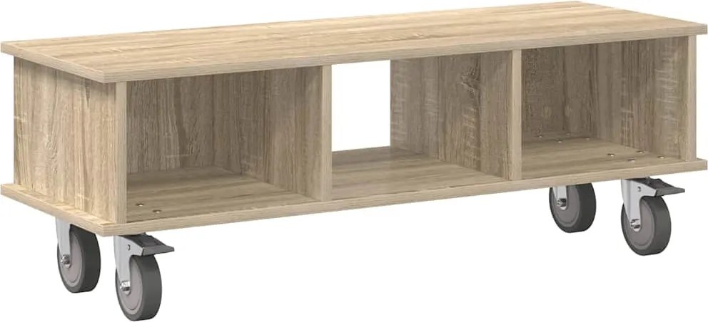 vidaXL TV állvány Sonoma tölgy 100 x 35 x 35 cm Faanyag