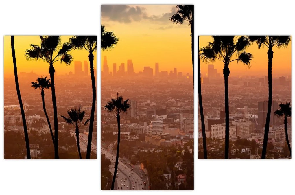 Kép - Los Angeles panorámája (90x60 cm)