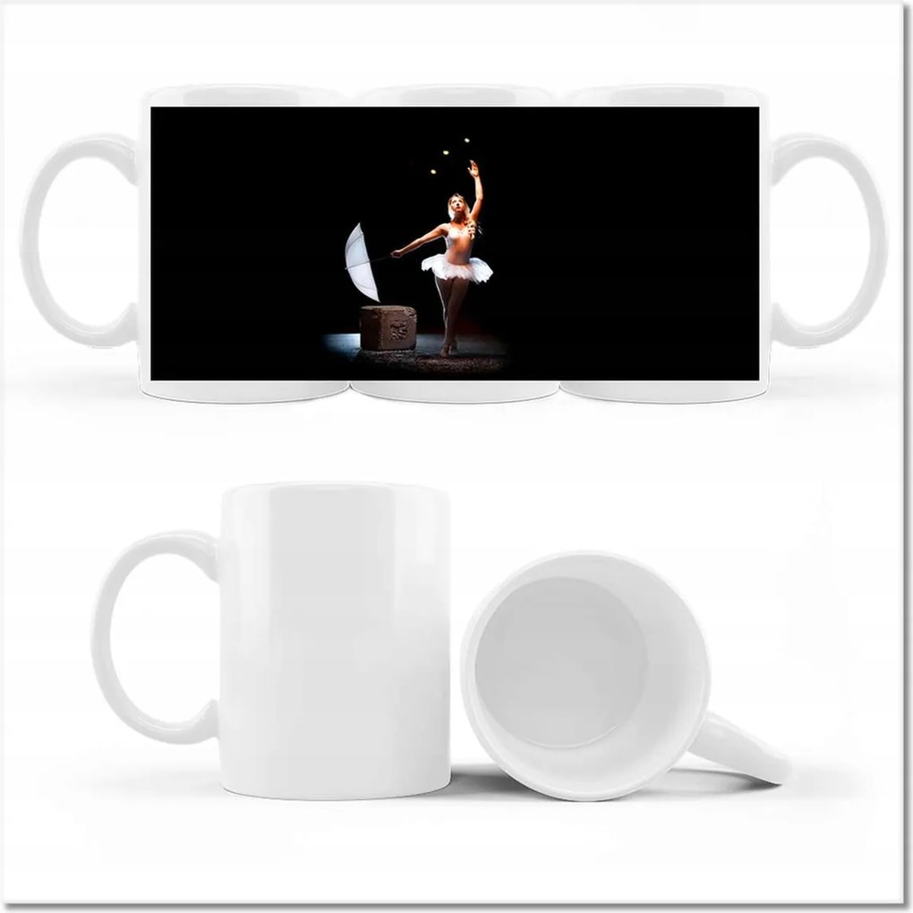 Fotó bögre Balerina esernyővel