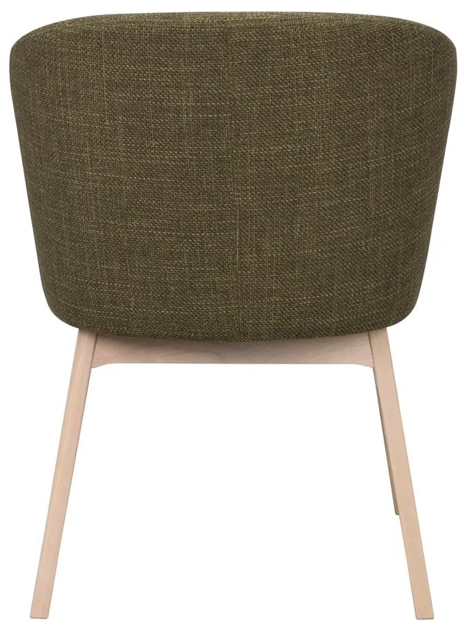 Zöld kárpitozott étkezőfotel szett 2 db-os Windham – Rowico