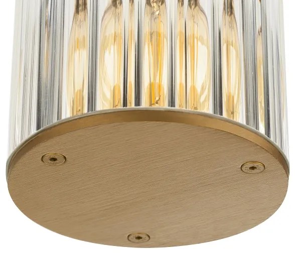 Argon 8774 - Kültéri mennyezeti lámpa NORFOLK 1xE27/15W/230V IP44 arany