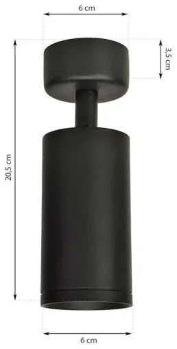 Spotlámpa MICA 1xGU10/25W/230V