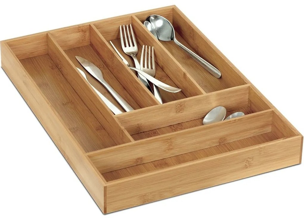 Bambusz evőeszköztartó 43 x 31 x 4,8 cm
