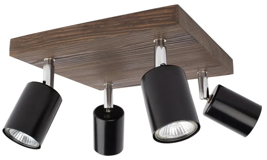 Spot-Light DO2910456 - MANARA mennyezeti spotlámpa 4xGU10/5W/230V fenyő