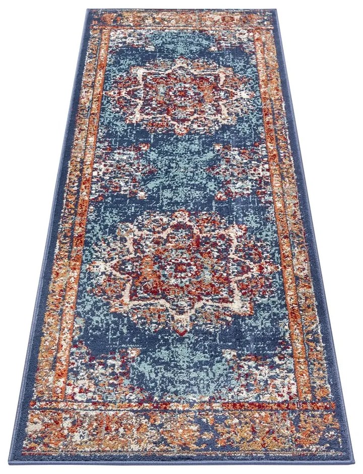 Sötétkék futószőnyeg 80x240 cm Orient Maderno – Hanse Home