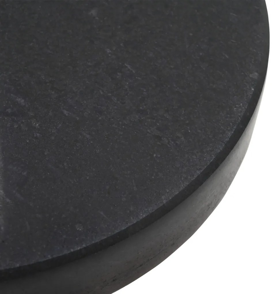 Gurulós napernyő talp Ø38/48mm oszlopokhoz - fekete gránit, 30kg-os kerek