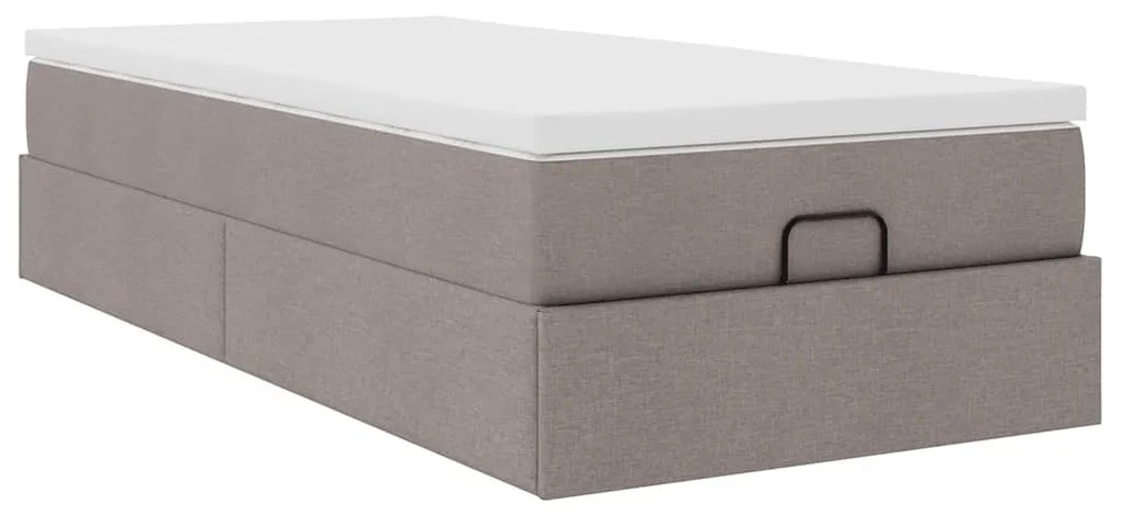 oszmán ágykeret matraccal tópszín 90x200cm szövet