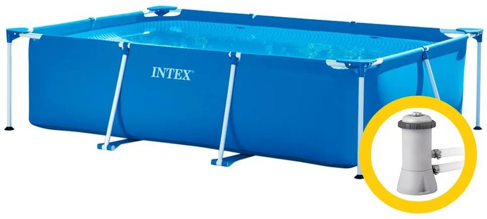 Intex Frame Family medence 3 x 2 x 0,75 m szűrőberendezéssel