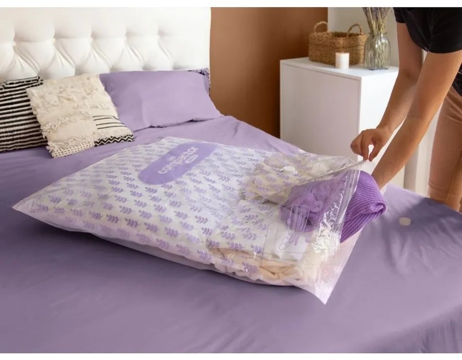 Kompaktor Vákuumos tároló zsák Compress LLevendula 100 l, 70 x 100 cm, 1 db