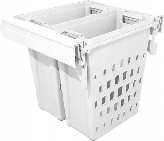 Peka 09.711.B/P Pullboy Laundry 600 Nps fiókkal/ magasság 537/ 2x40/ fehér