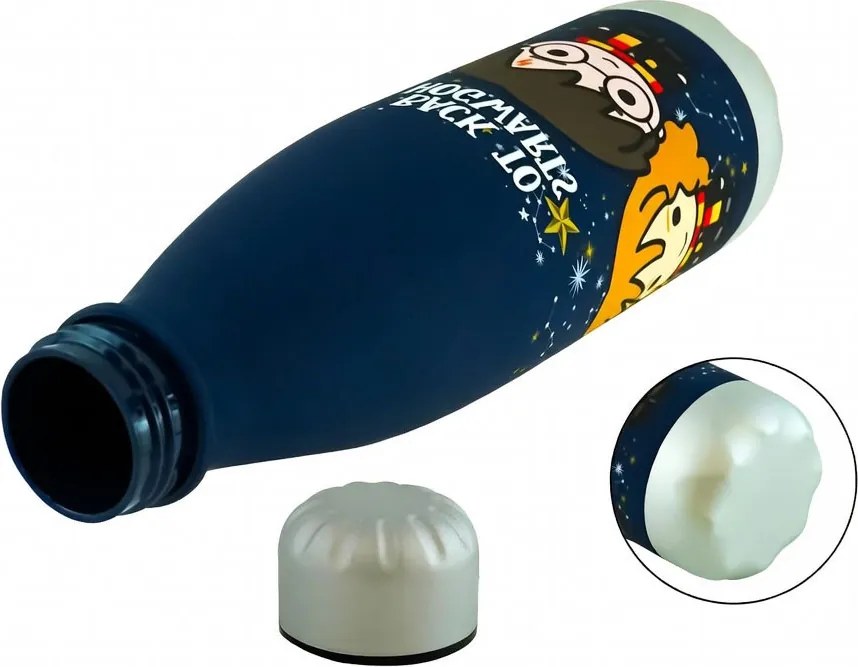 Harry Potter Hogwarts műanyag kulacs csavaros kupakkal 650 ml