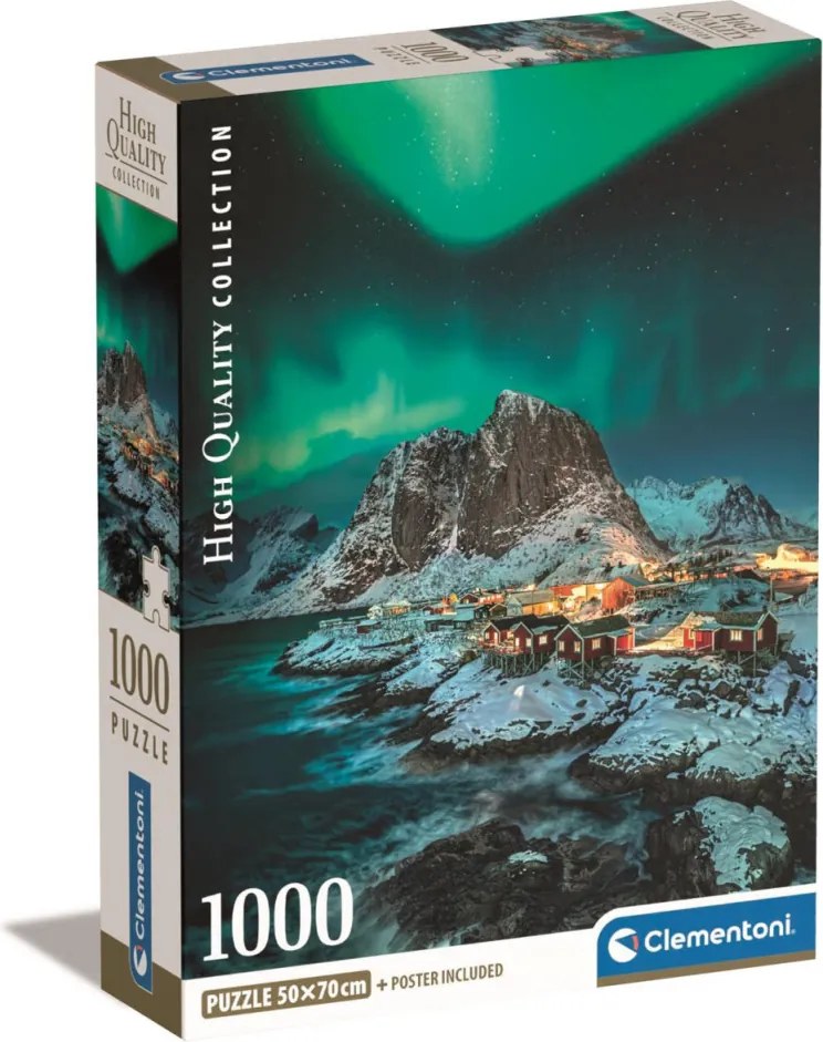 Norvégia Lofoten 1000 db-os Compact puzzle Clementoni