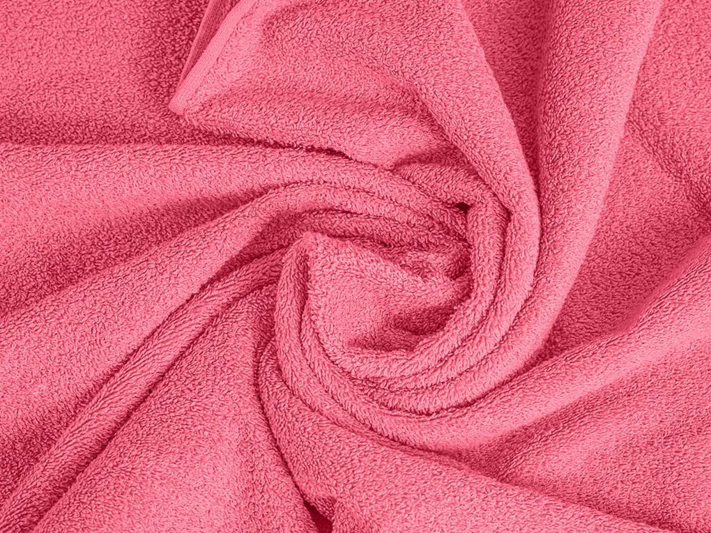 CLARYSSE ELEGANCE fürdőlepedő 70x140 cm korall, 100% pamut