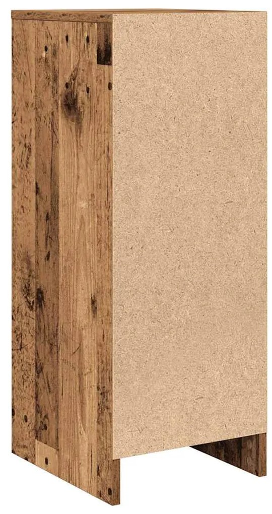 antik fa színű szerelt fa tálalószekrény 29,5x34x76 cm