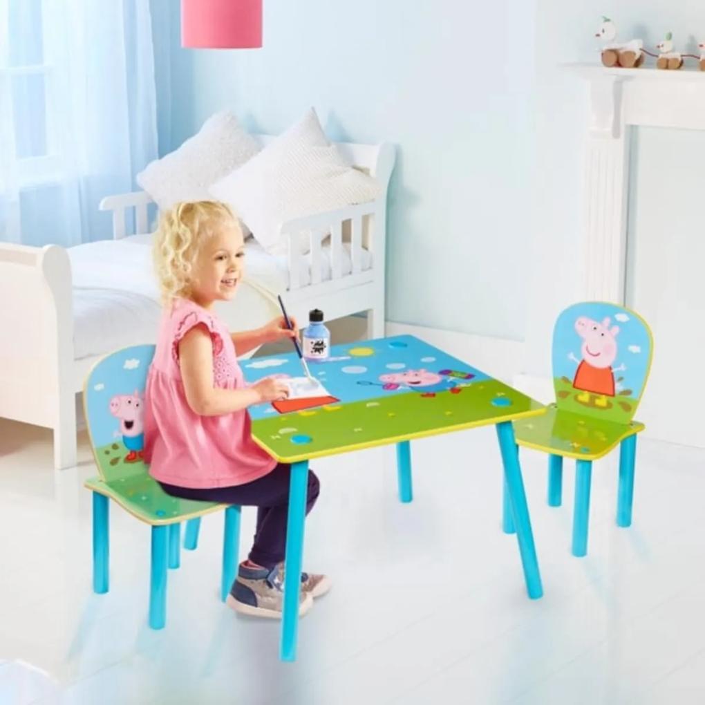 Childrens asztal  székek Peppa Pig