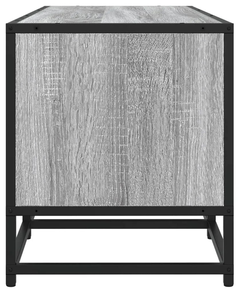 szürke sonoma színű szerelt fa TV-szekrény 180 x 35 x 41 cm