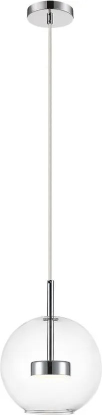 ZUMA LINE P0428-01J-F4AC ENCELADUS Modern Függesztett Lámpa Króm LED IP20