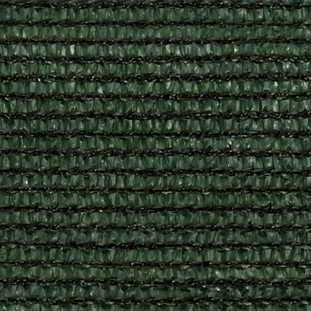 sötétzöld HDPE napvitorla 160 g/m² 4 x 7 m
