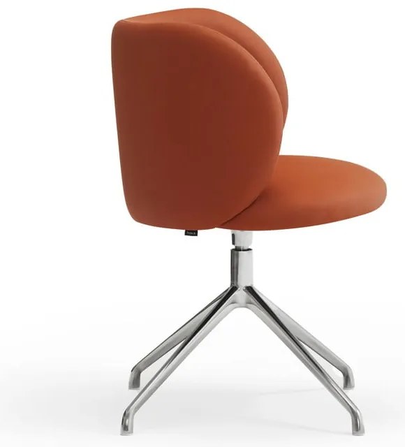 Narancssárga kárpitozott étkezőfotel Mogi – Teulat