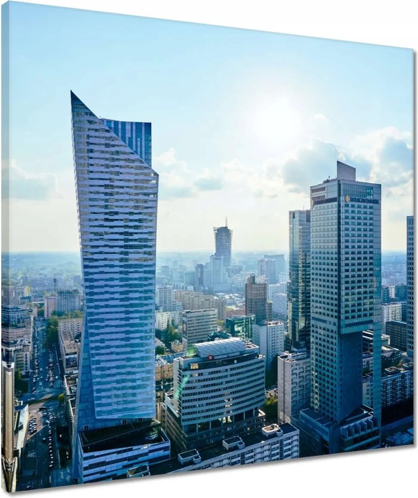 Vászonkép 50x50 Varsó Főváros Lengyel