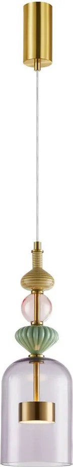 MILAGRO ML0359 ARTE Egyágú Függesztett Lámpa Fém LED IP20