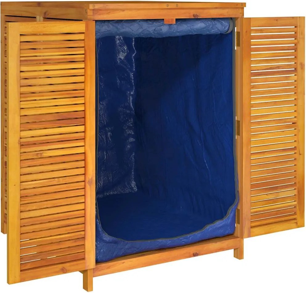 vidaXL tömör akácfa kerti tárolóláda 70 x 87 x 104 cm
