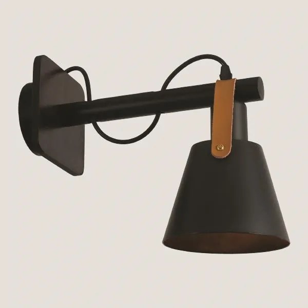 Fali lámpa 1xE27/40W/230V fekete