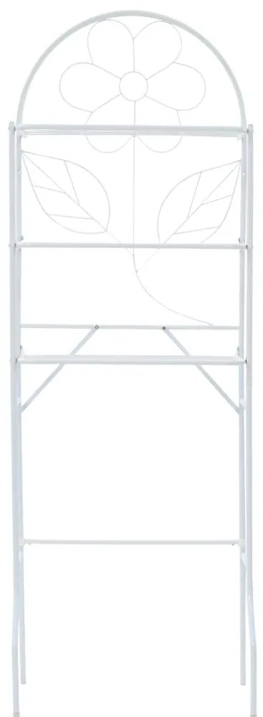 fehér WC feletti tárolóállvány 60 x 33 x 174 cm