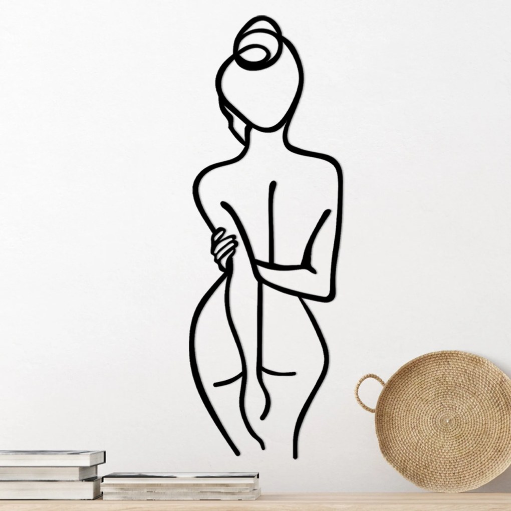 Fém fali dekoráció, Woman Body