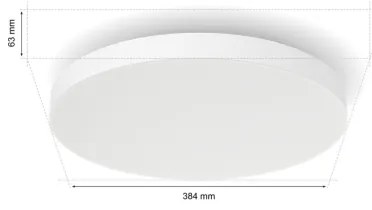 Philips - LED RGBW Dimmelhető mennyezeti lámpa Hue DATURA LED/48W/230V