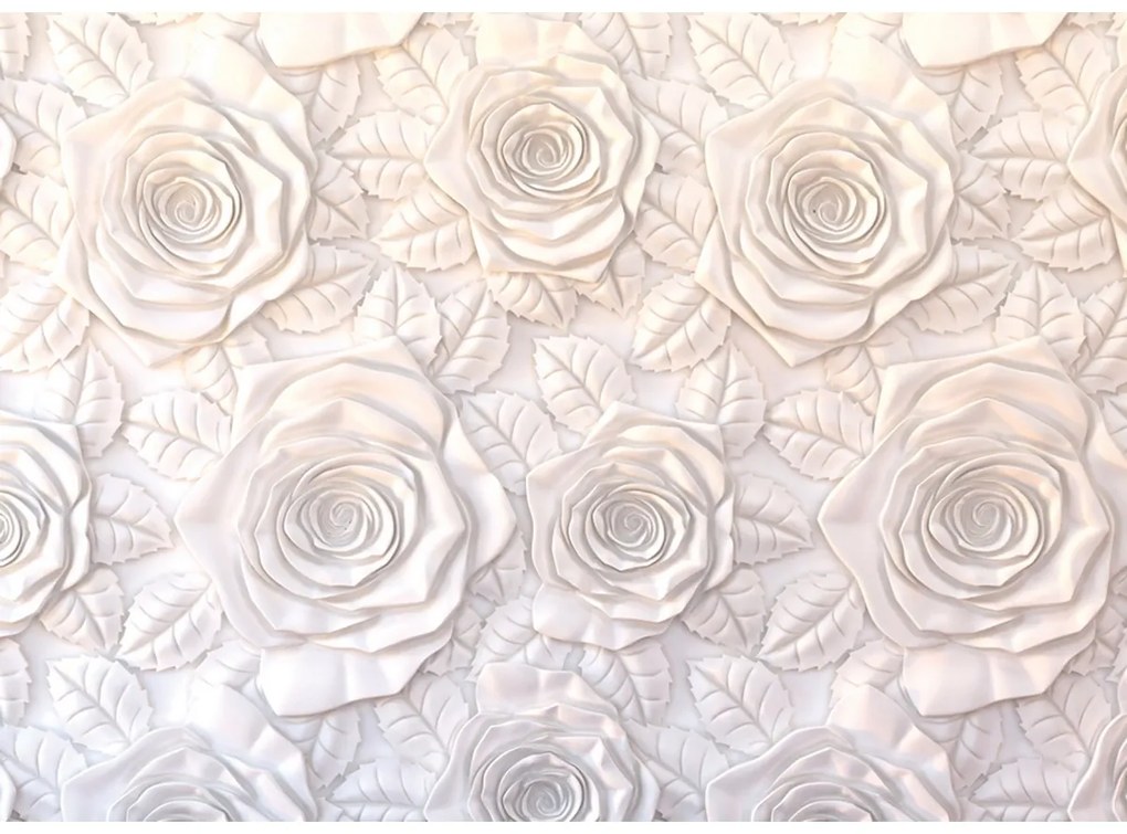 Fototapeta XXL Wall of roses 360 x 254 cm, 8 darab