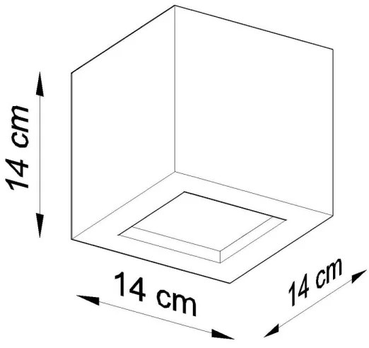 Sollux SL.0872 - Fali lámpa LEO 1xE27/60W/230V fekete