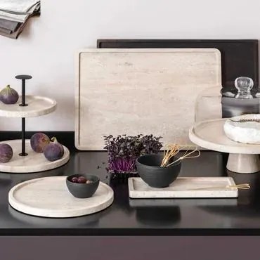 Tálalótálca Manufacture Travertine 24,5 cm - Villeroy & Boch