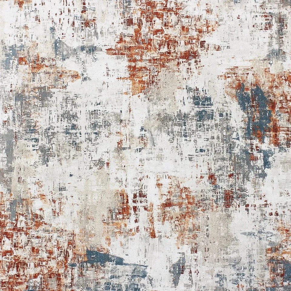 Arthouse Signature 2 Abstract Texture kék-réz betonhatású vinyl tapéta – 297406