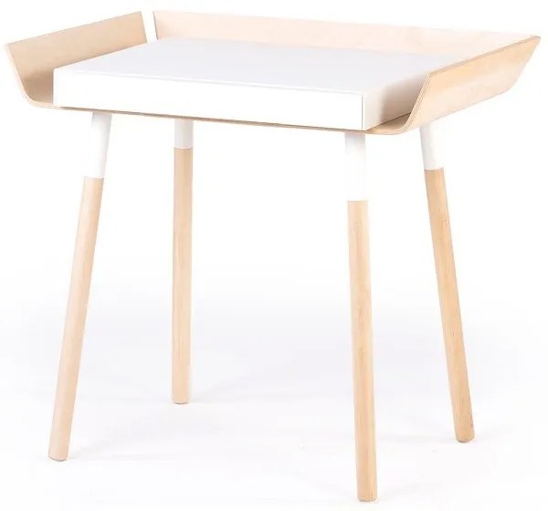 My Writing Desk fehér íróasztal 1 fiókkal - EMKO