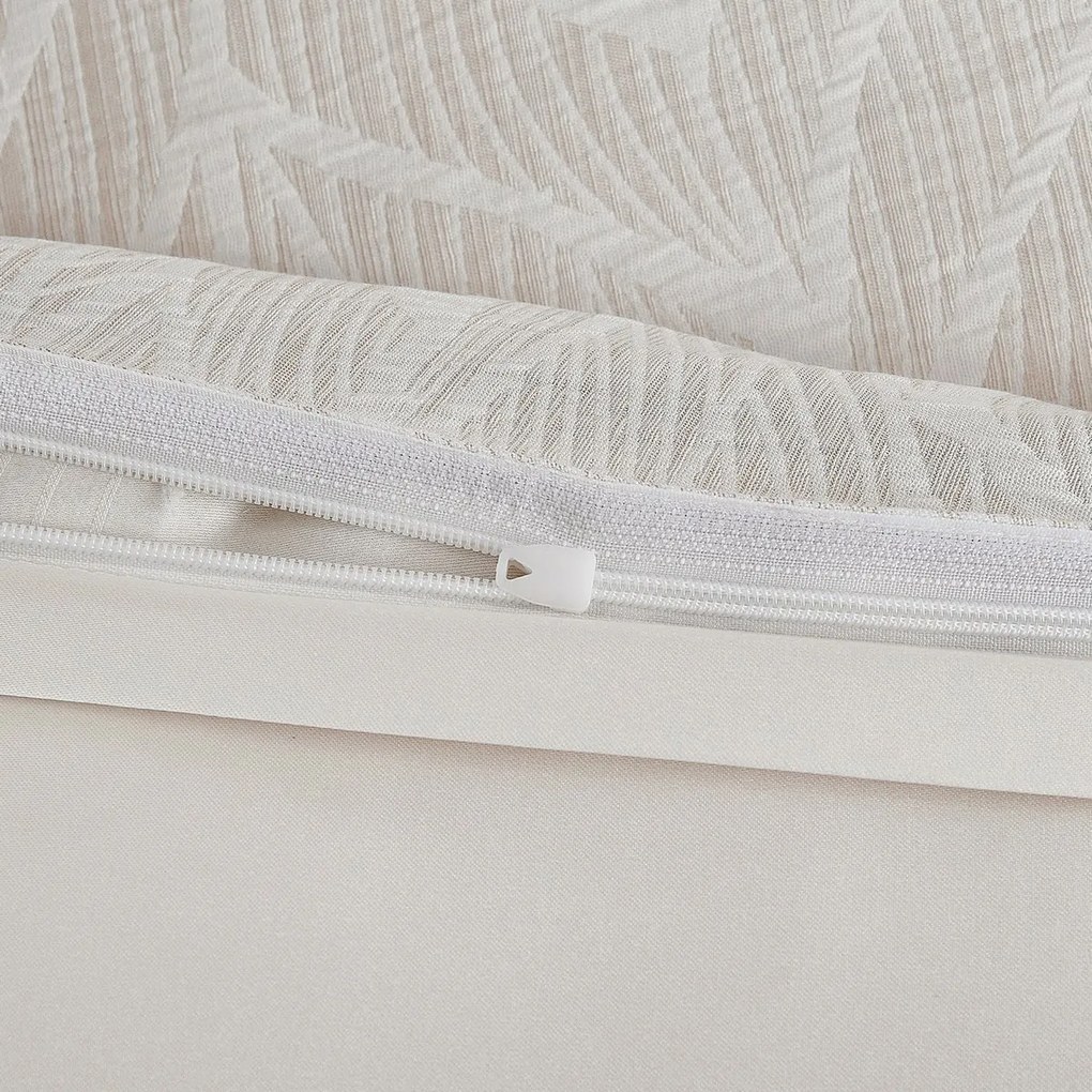 Alabama bézs színű jacquard ágynemű, 140 x 200 cm, 70 x 90 cm