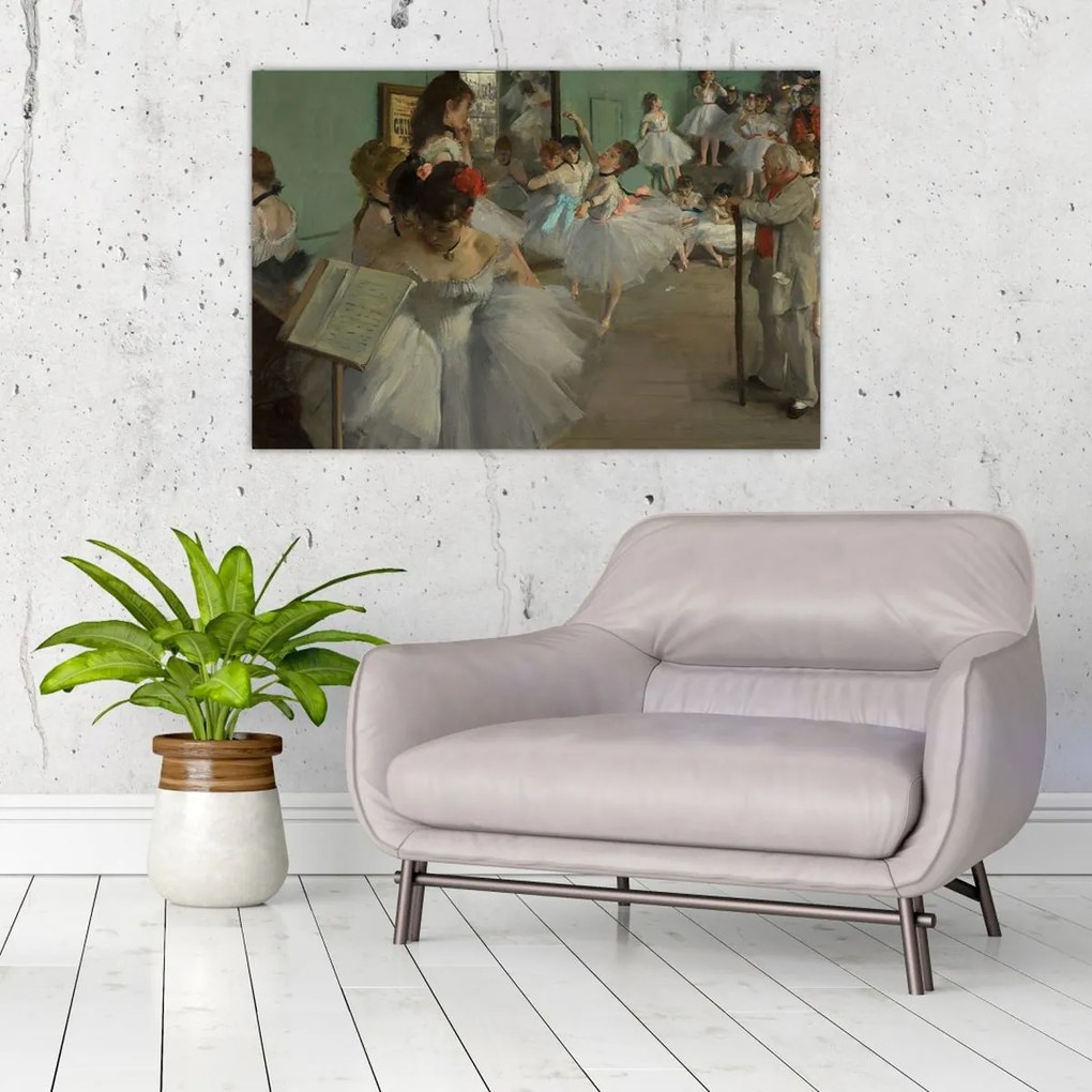 Kép - Edgar Degas, The Dance Class, reprodukciók (90x60 cm)