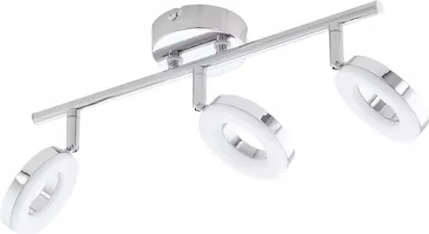 Led mennyezeti lámpa Cello 3-pontos Króm, funkcionális, modern, állítható